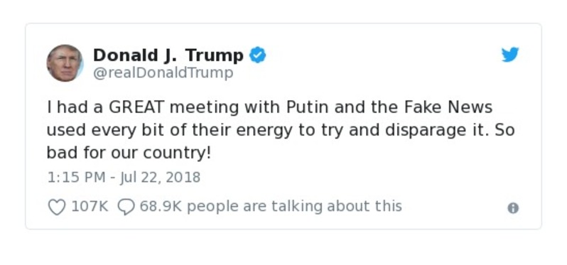 Post preview from Donald Trump