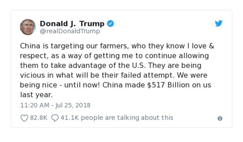 Post preview from Donald Trump