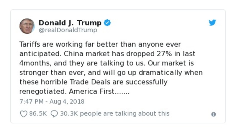 Post preview from Donald Trump