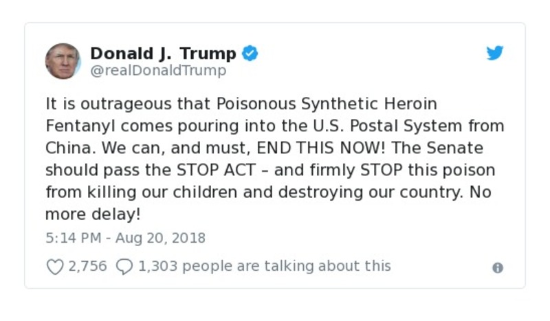 Post preview from Donald Trump