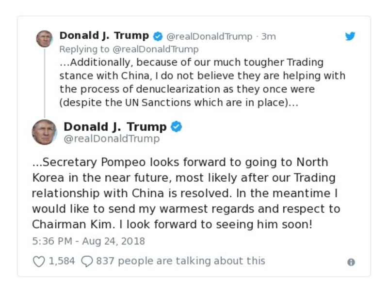 Post preview from Donald Trump