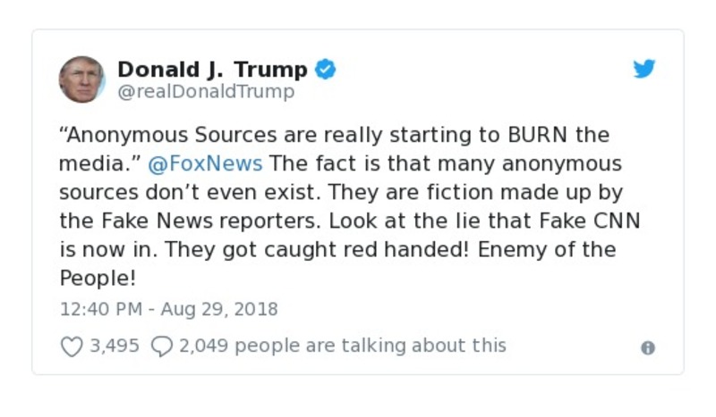 Post preview from Donald Trump