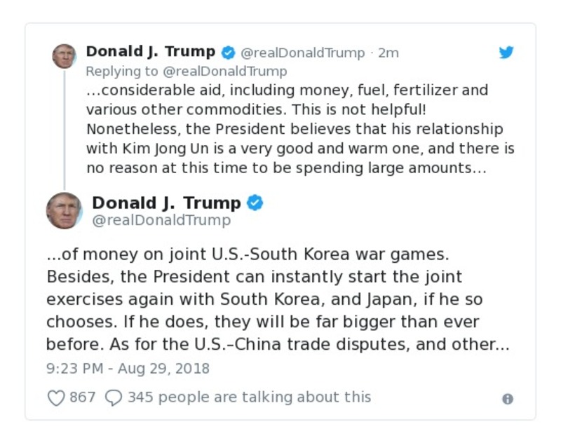 Post preview from Donald Trump