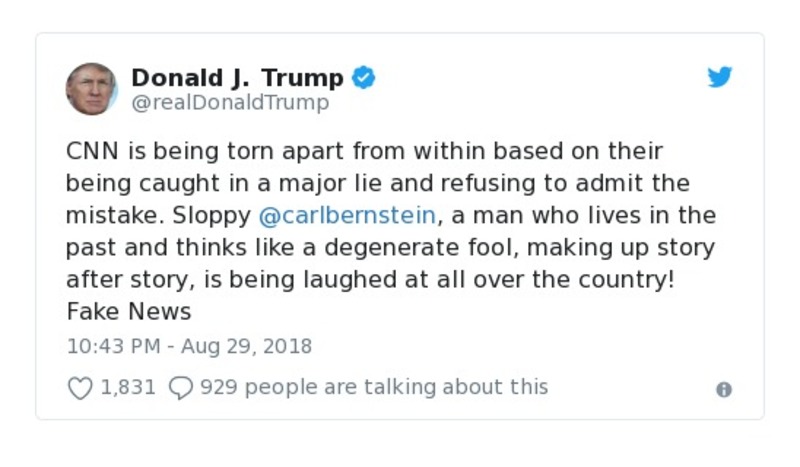 Post preview from Donald Trump