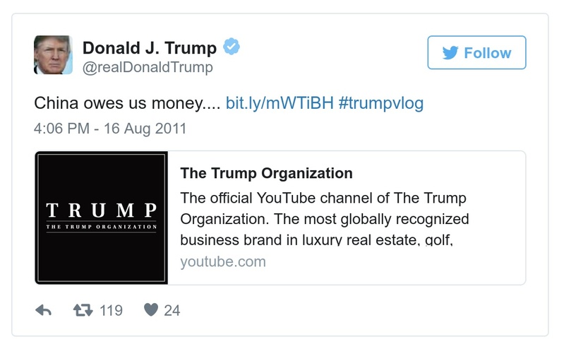 Post preview from Donald Trump