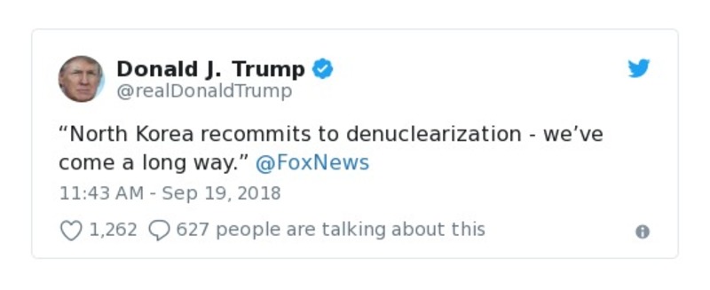 Post preview from Donald Trump