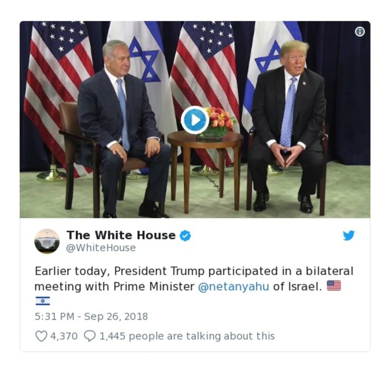 Post preview from Donald Trump