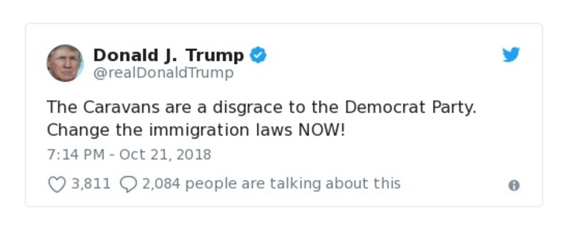 Post preview from Donald Trump