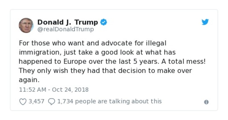 Post preview from Donald Trump