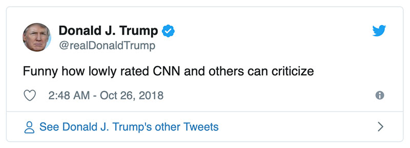 Post preview from Donald Trump