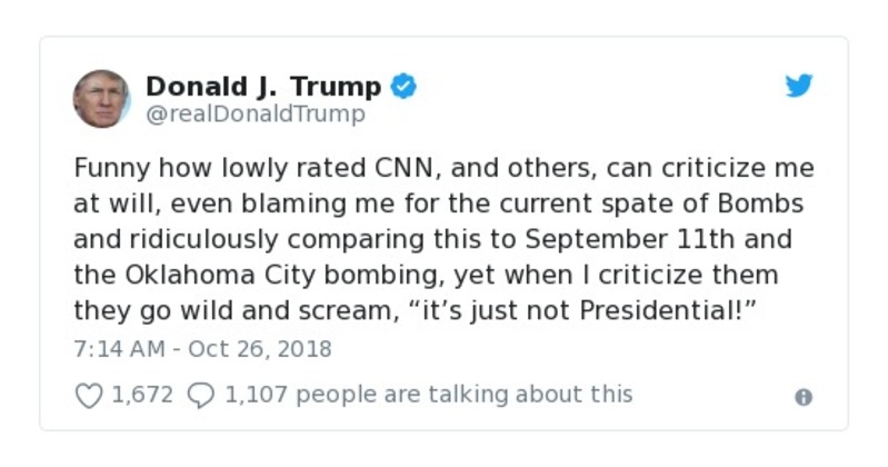 Post preview from Donald Trump