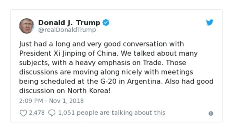 Post preview from Donald Trump