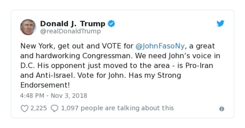 Post preview from Donald Trump