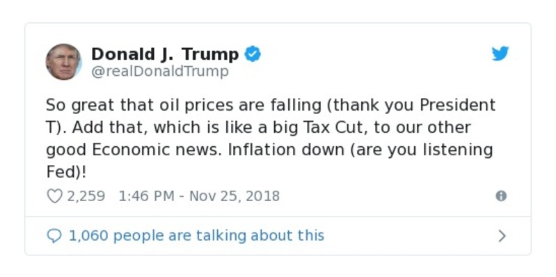 Post preview from Donald Trump