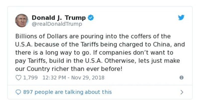 Post preview from Donald Trump