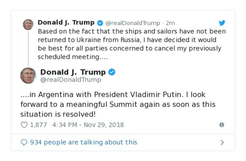 Post preview from Donald Trump