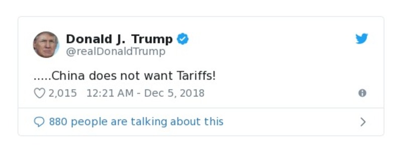 Post preview from Donald Trump