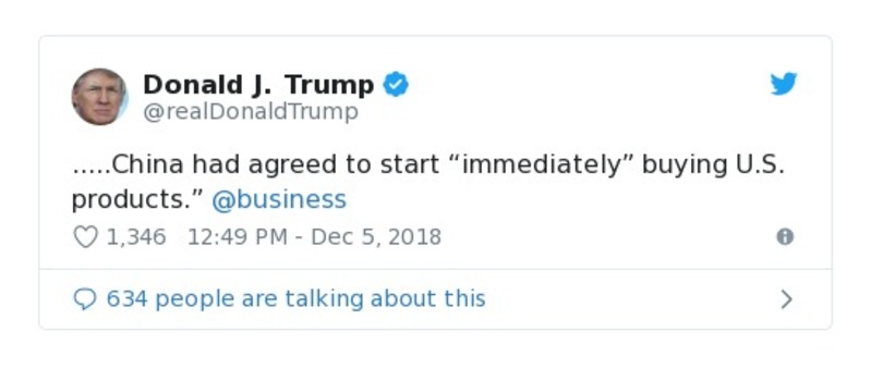 Post preview from Donald Trump