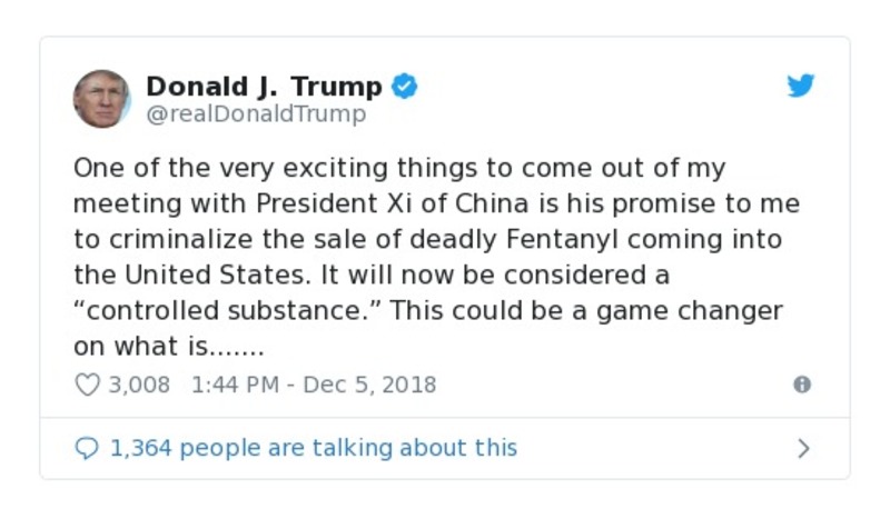 Post preview from Donald Trump