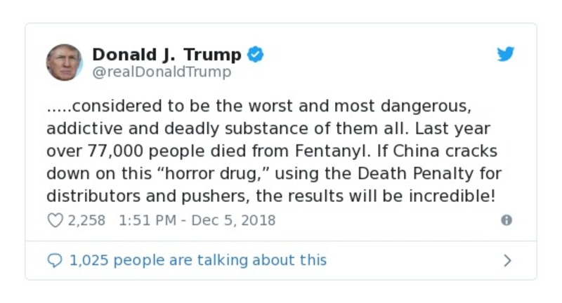 Post preview from Donald Trump