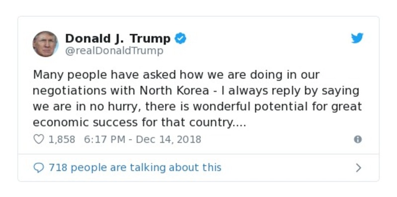 Post preview from Donald Trump