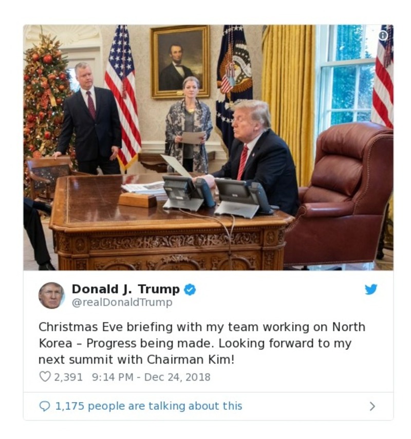 Post preview from Donald Trump