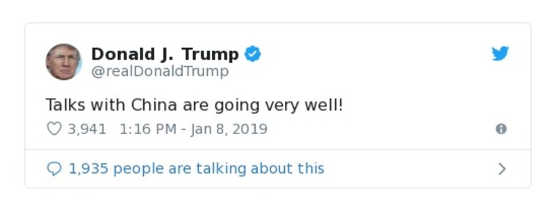 Post preview from Donald Trump