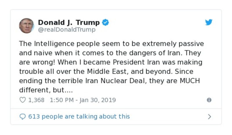 Post preview from Donald Trump