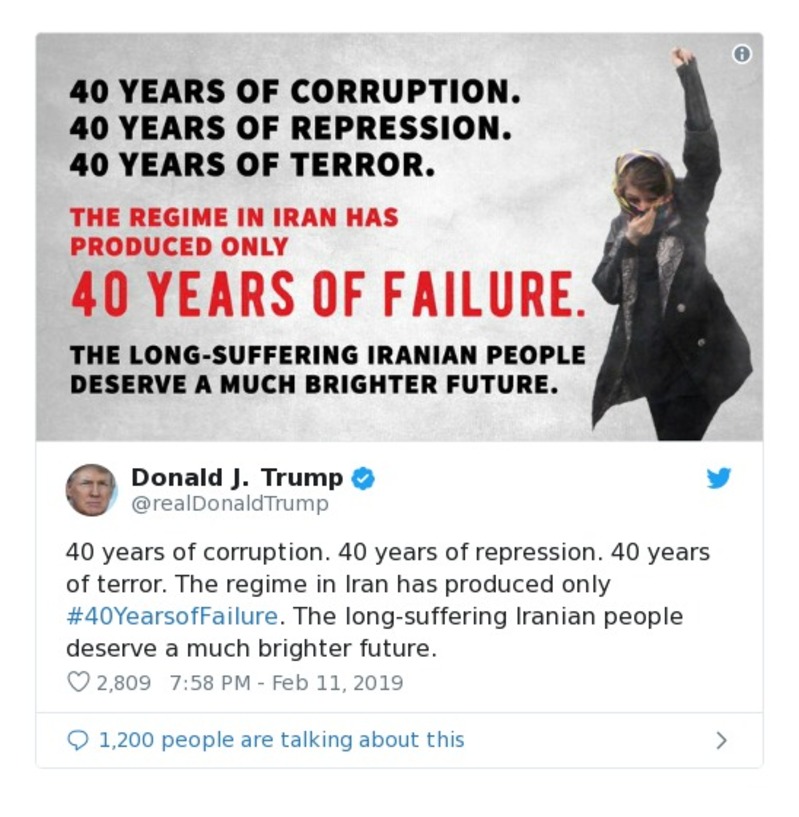 Post preview from Donald Trump