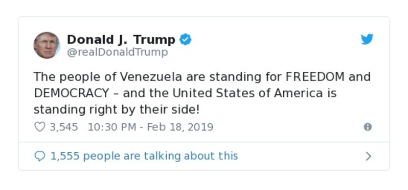 Post preview from Donald Trump