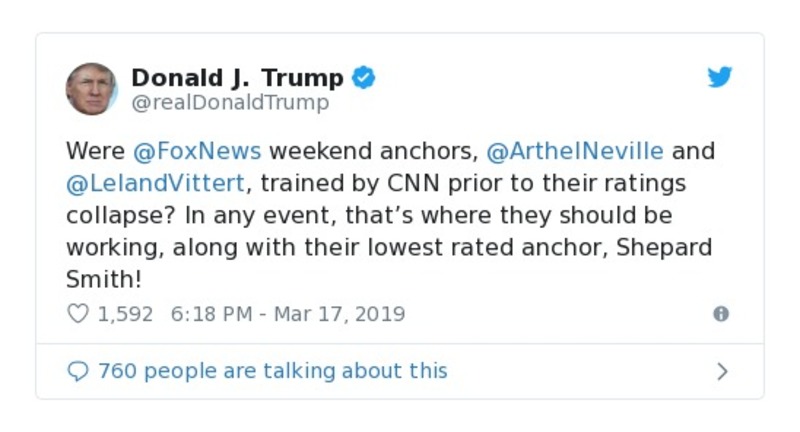 Post preview from Donald Trump