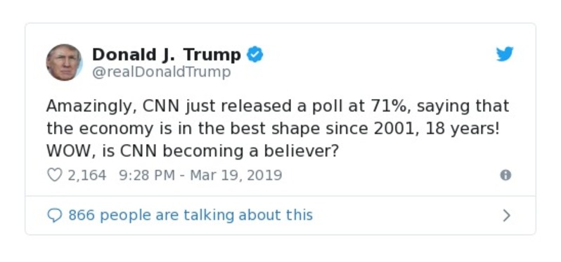 Post preview from Donald Trump