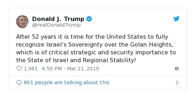 Post preview from Donald Trump