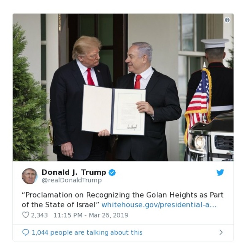 Post preview from Donald Trump