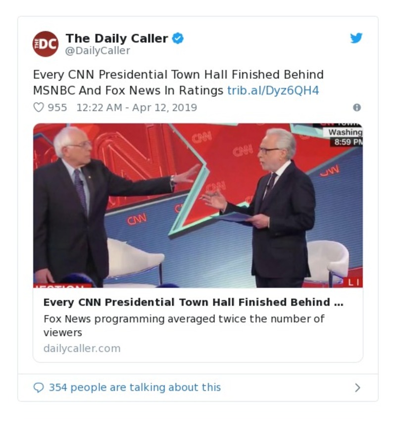 Post preview from Donald Trump