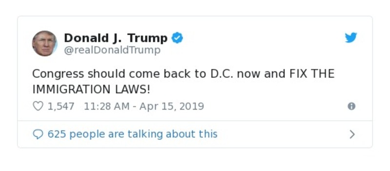 Post preview from Donald Trump