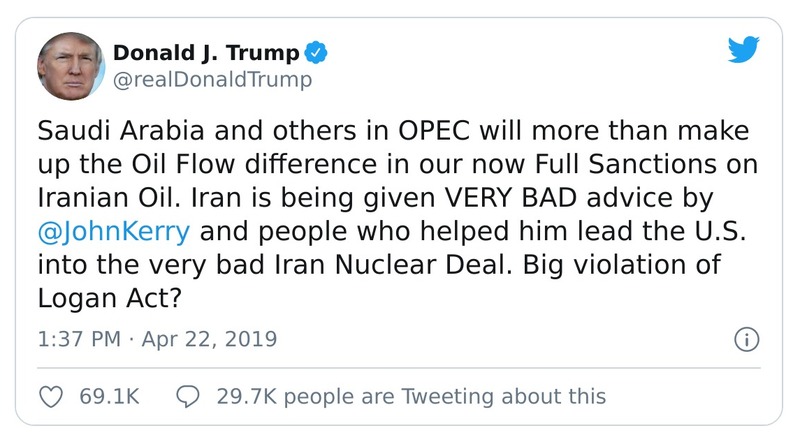 Post preview from Donald Trump