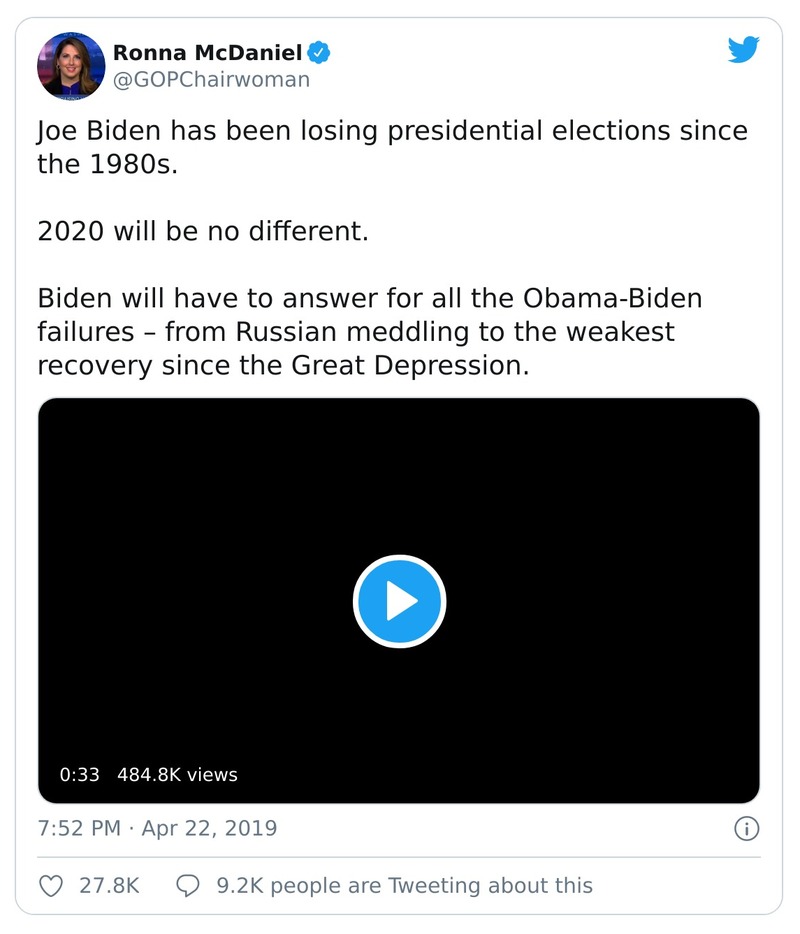 Post preview from Donald Trump