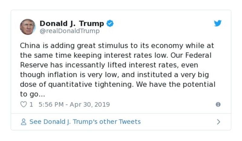 Post preview from Donald Trump