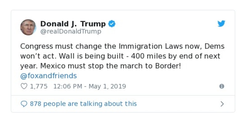 Post preview from Donald Trump