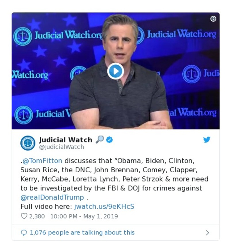 Post preview from Donald Trump