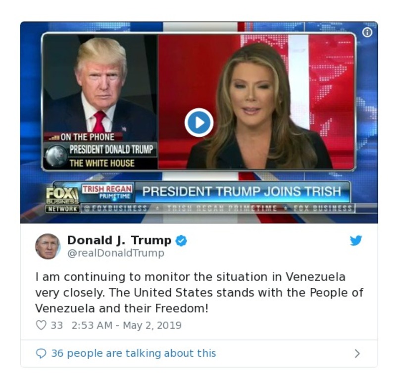 Post preview from Donald Trump