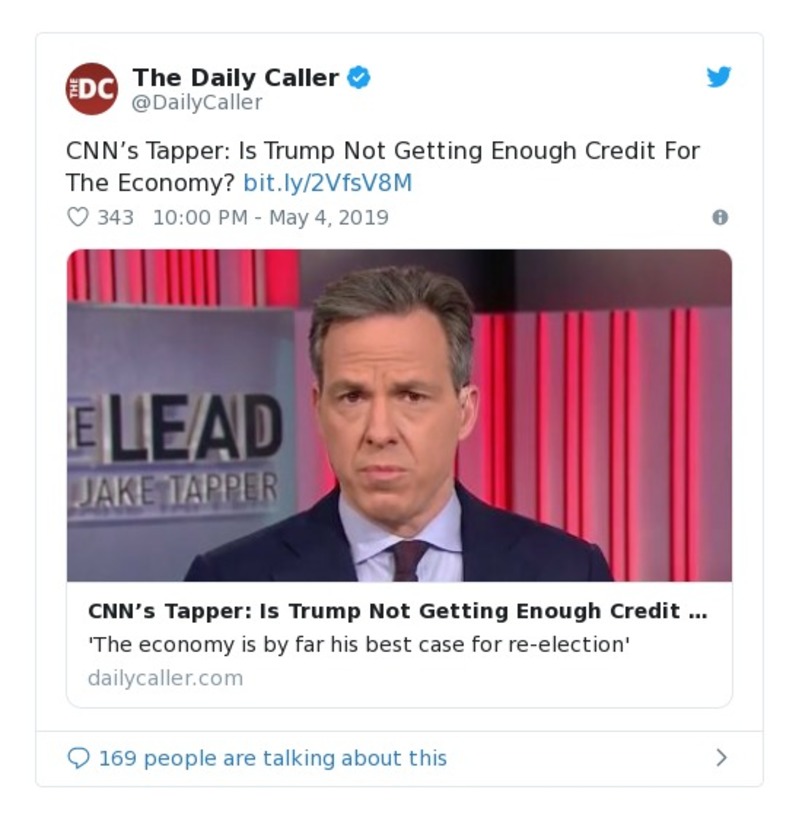 Post preview from Donald Trump