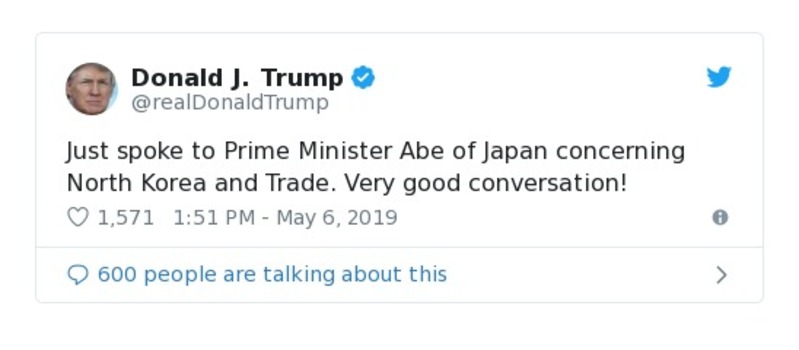 Post preview from Donald Trump