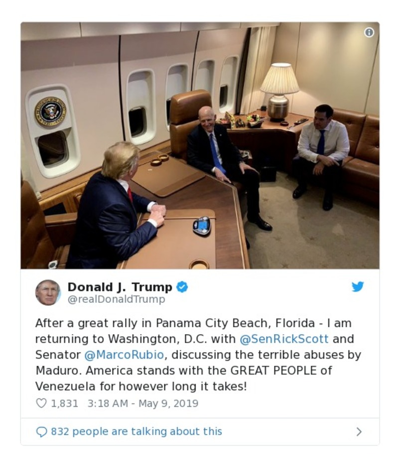 Post preview from Donald Trump