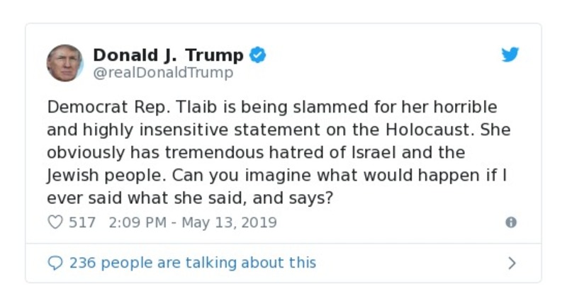 Post preview from Donald Trump