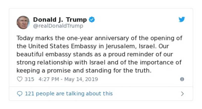 Post preview from Donald Trump