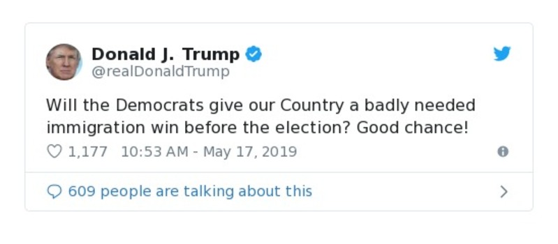 Post preview from Donald Trump