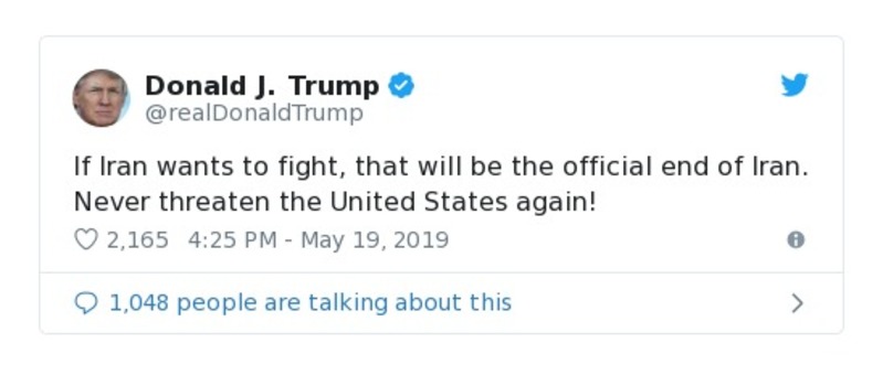 Post preview from Donald Trump