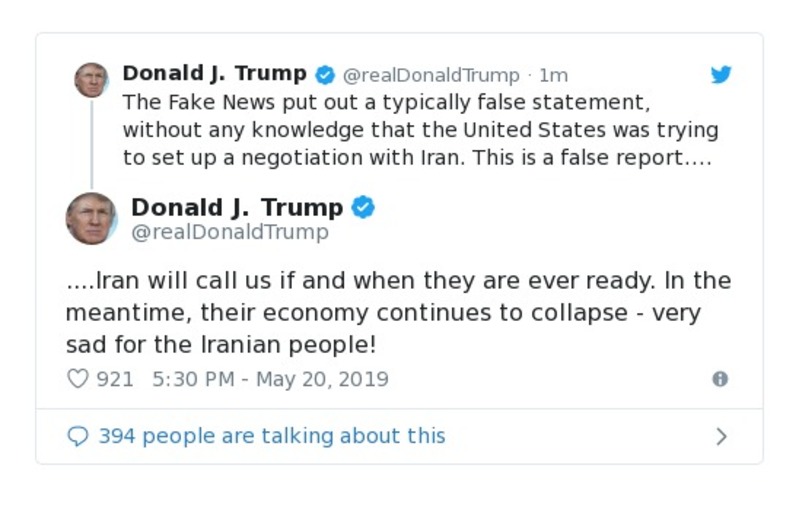 Post preview from Donald Trump